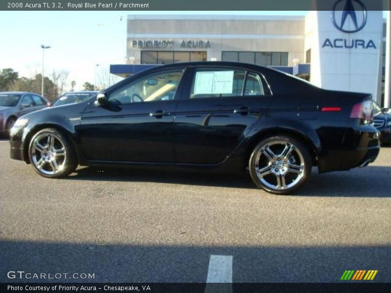 Royal Blue Pearl / Parchment 2008 Acura TL 3.2