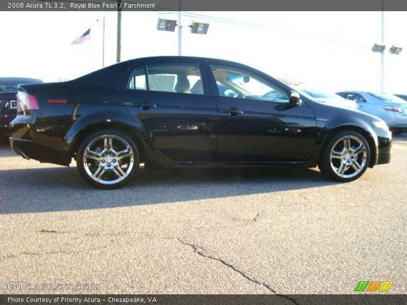 Royal Blue Pearl / Parchment 2008 Acura TL 3.2