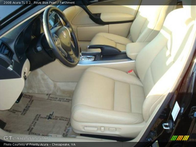 Royal Blue Pearl / Parchment 2008 Acura TL 3.2