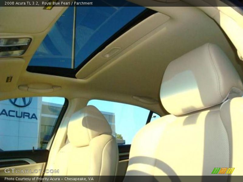 Royal Blue Pearl / Parchment 2008 Acura TL 3.2