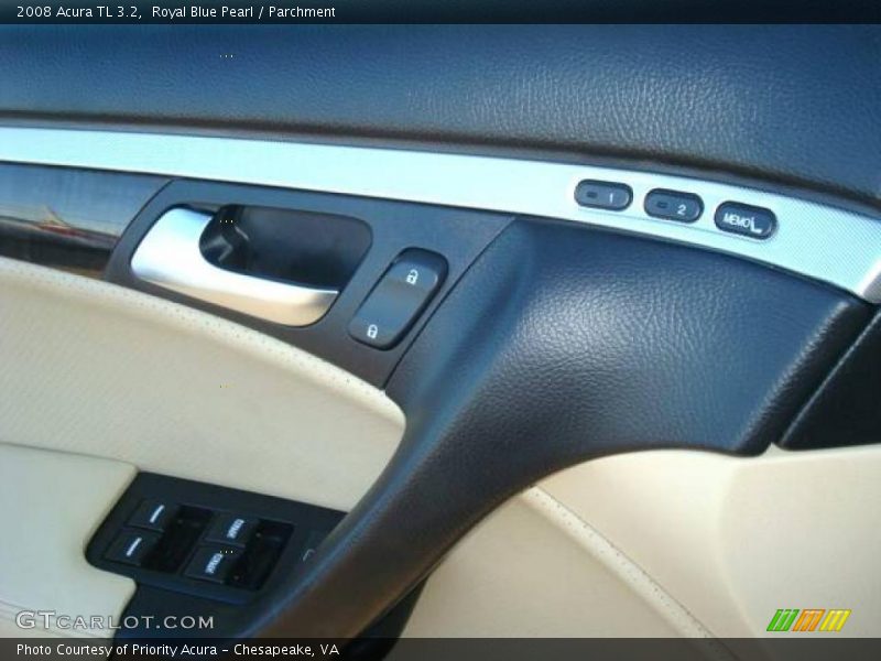 Royal Blue Pearl / Parchment 2008 Acura TL 3.2
