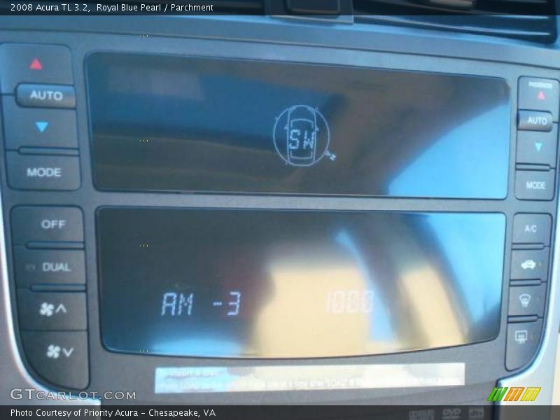 Royal Blue Pearl / Parchment 2008 Acura TL 3.2