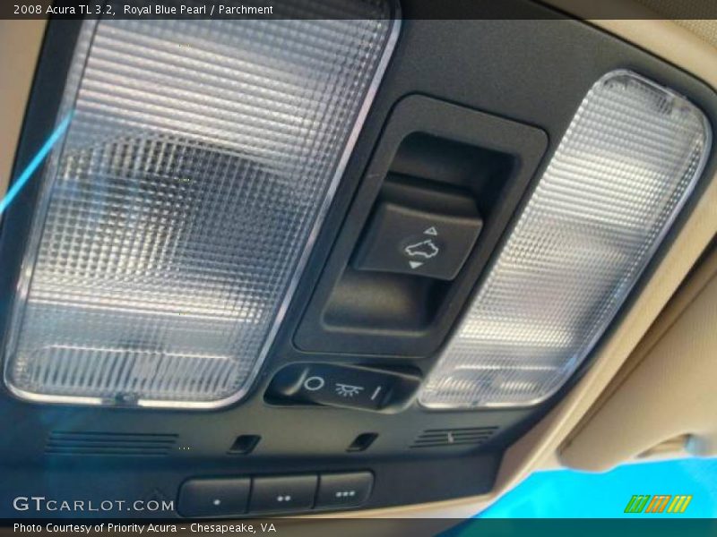 Royal Blue Pearl / Parchment 2008 Acura TL 3.2