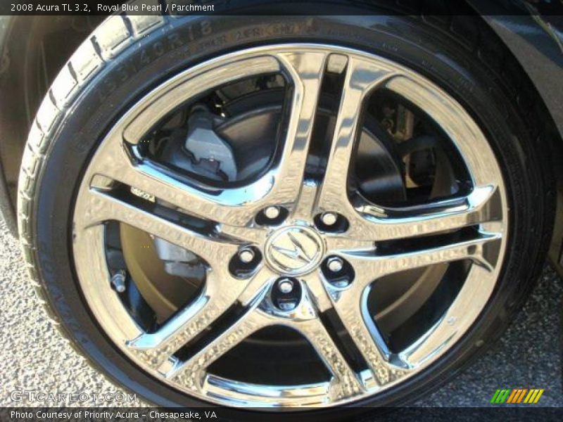 Royal Blue Pearl / Parchment 2008 Acura TL 3.2