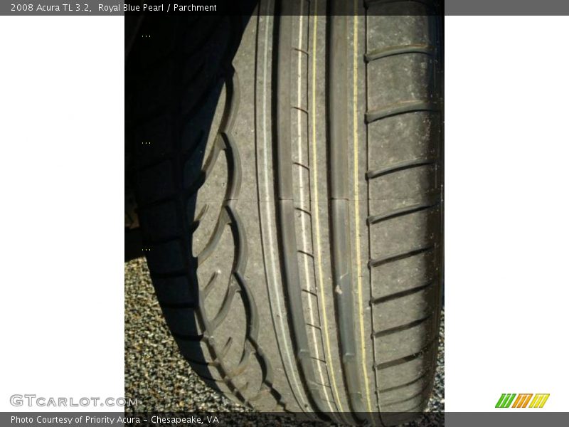 Royal Blue Pearl / Parchment 2008 Acura TL 3.2