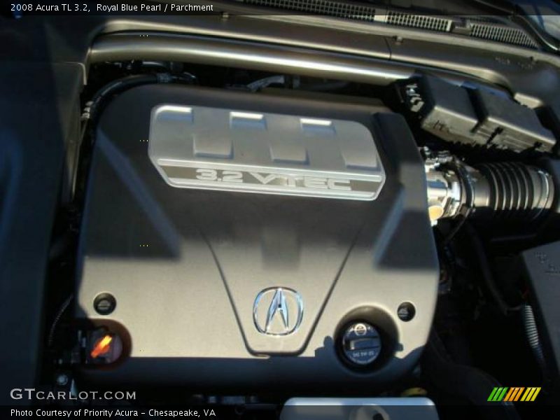 Royal Blue Pearl / Parchment 2008 Acura TL 3.2