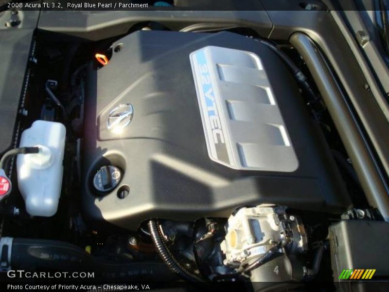 Royal Blue Pearl / Parchment 2008 Acura TL 3.2