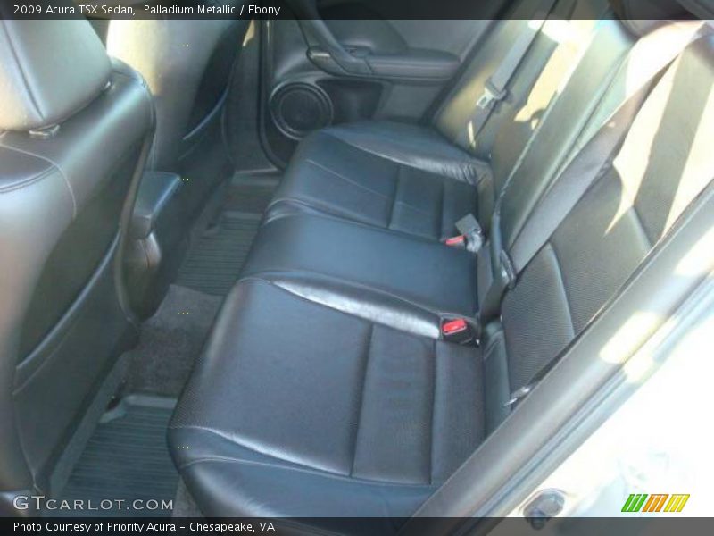 Palladium Metallic / Ebony 2009 Acura TSX Sedan