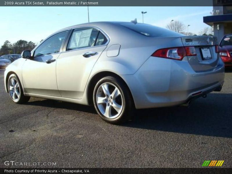 Palladium Metallic / Parchment 2009 Acura TSX Sedan