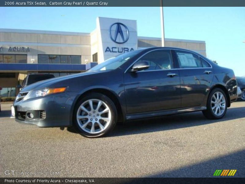 Carbon Gray Pearl / Quartz Gray 2006 Acura TSX Sedan