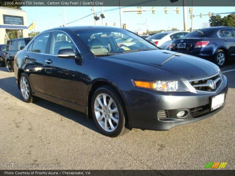 Carbon Gray Pearl / Quartz Gray 2006 Acura TSX Sedan