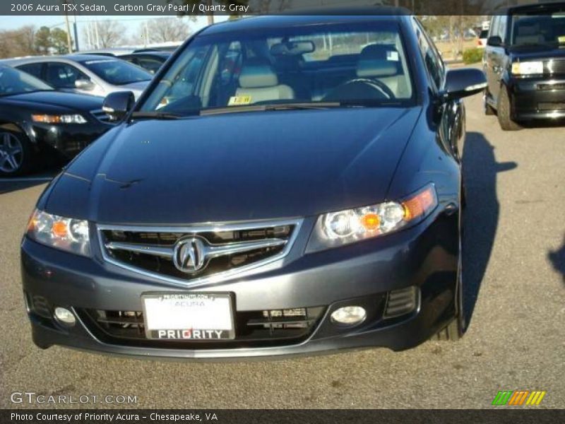 Carbon Gray Pearl / Quartz Gray 2006 Acura TSX Sedan