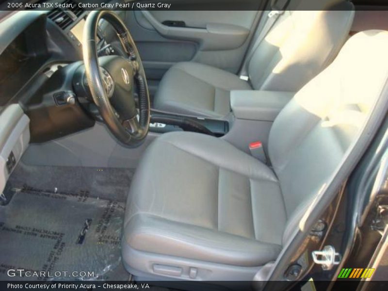 Carbon Gray Pearl / Quartz Gray 2006 Acura TSX Sedan
