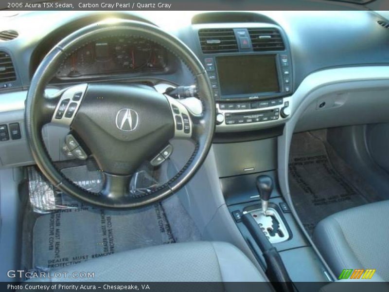 Carbon Gray Pearl / Quartz Gray 2006 Acura TSX Sedan