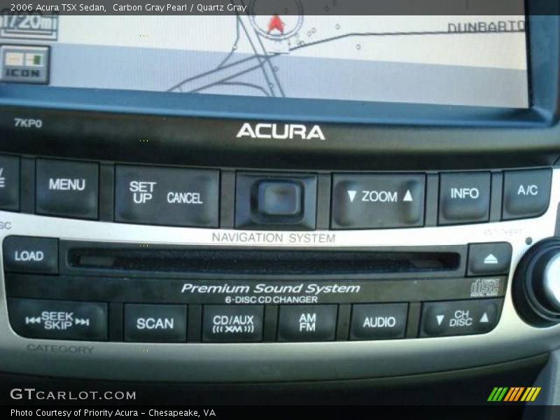 Carbon Gray Pearl / Quartz Gray 2006 Acura TSX Sedan