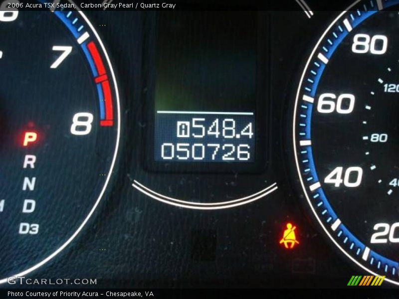 Carbon Gray Pearl / Quartz Gray 2006 Acura TSX Sedan