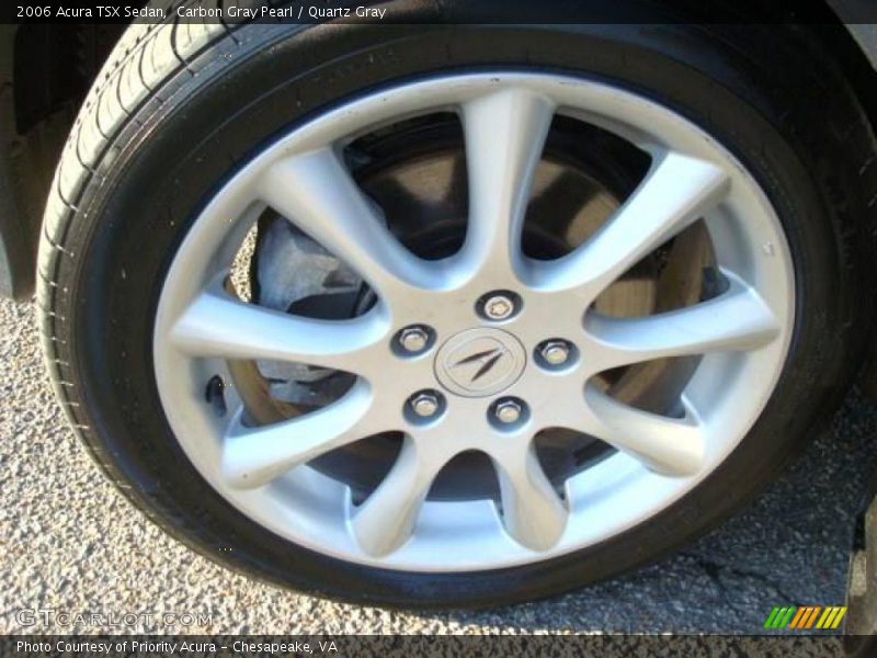Carbon Gray Pearl / Quartz Gray 2006 Acura TSX Sedan