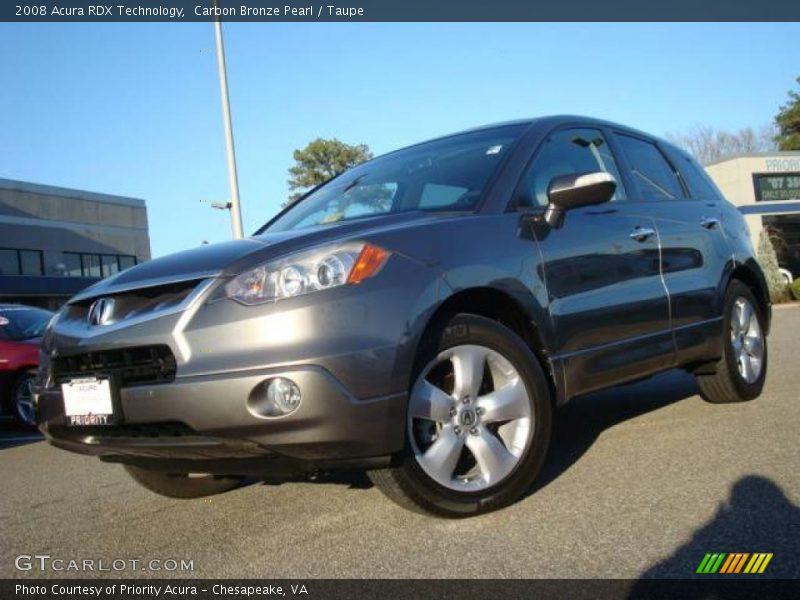 Carbon Bronze Pearl / Taupe 2008 Acura RDX Technology