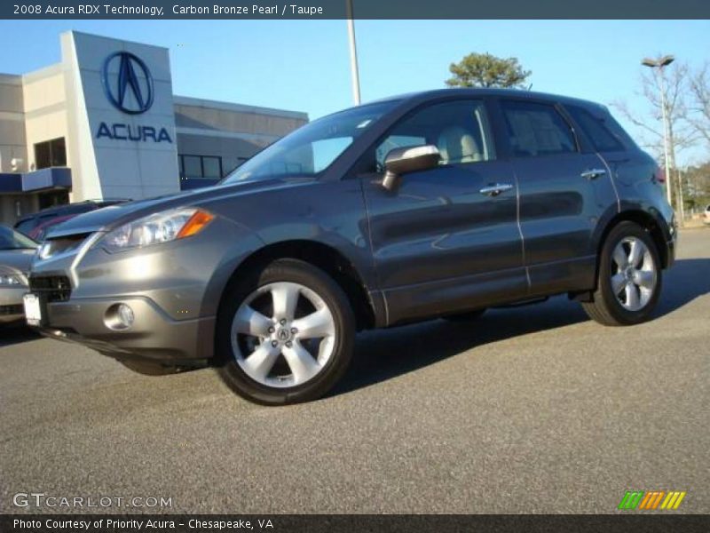 Carbon Bronze Pearl / Taupe 2008 Acura RDX Technology