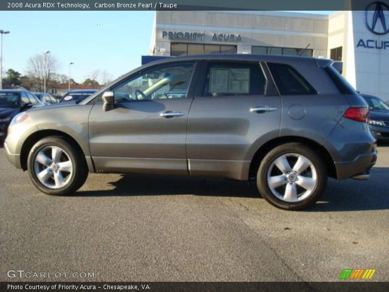 Carbon Bronze Pearl / Taupe 2008 Acura RDX Technology