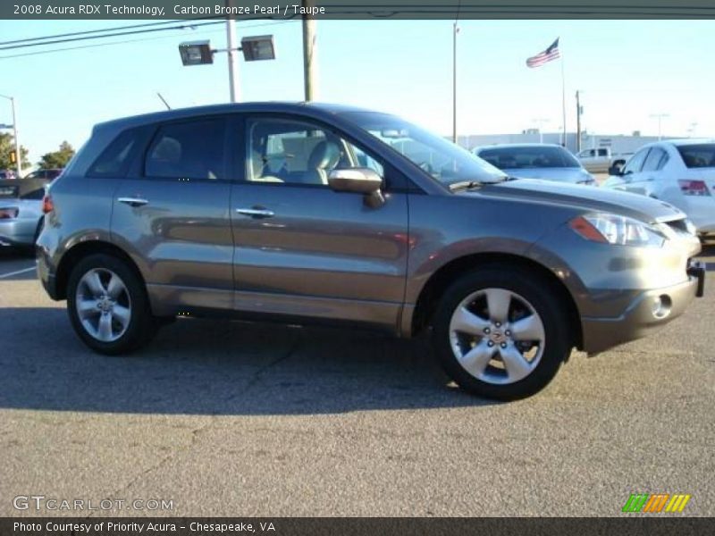 Carbon Bronze Pearl / Taupe 2008 Acura RDX Technology