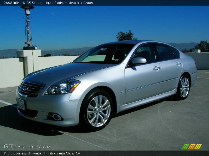 Liquid Platinum Metallic / Graphite 2008 Infiniti M 35 Sedan