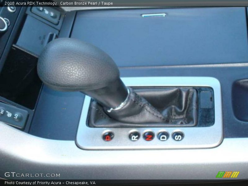Carbon Bronze Pearl / Taupe 2008 Acura RDX Technology