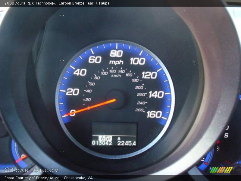 Carbon Bronze Pearl / Taupe 2008 Acura RDX Technology