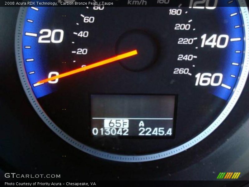 Carbon Bronze Pearl / Taupe 2008 Acura RDX Technology