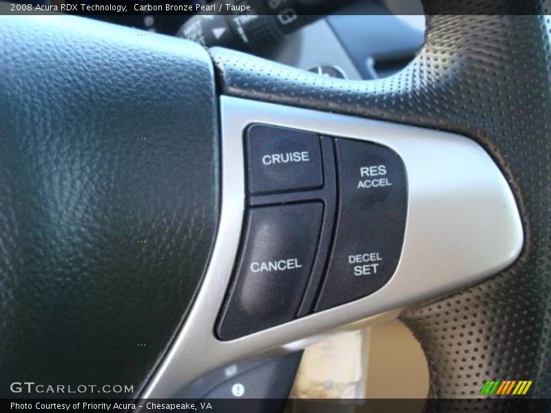 Carbon Bronze Pearl / Taupe 2008 Acura RDX Technology