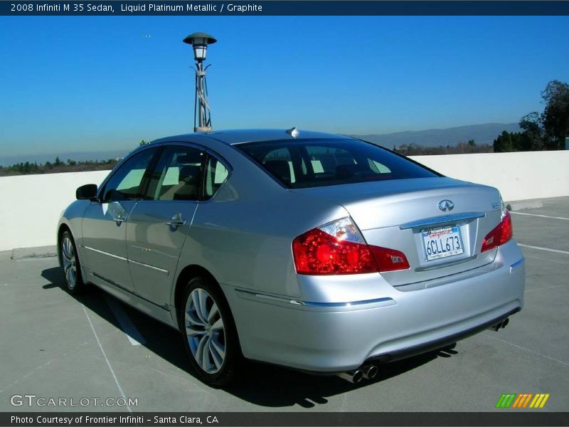 Liquid Platinum Metallic / Graphite 2008 Infiniti M 35 Sedan