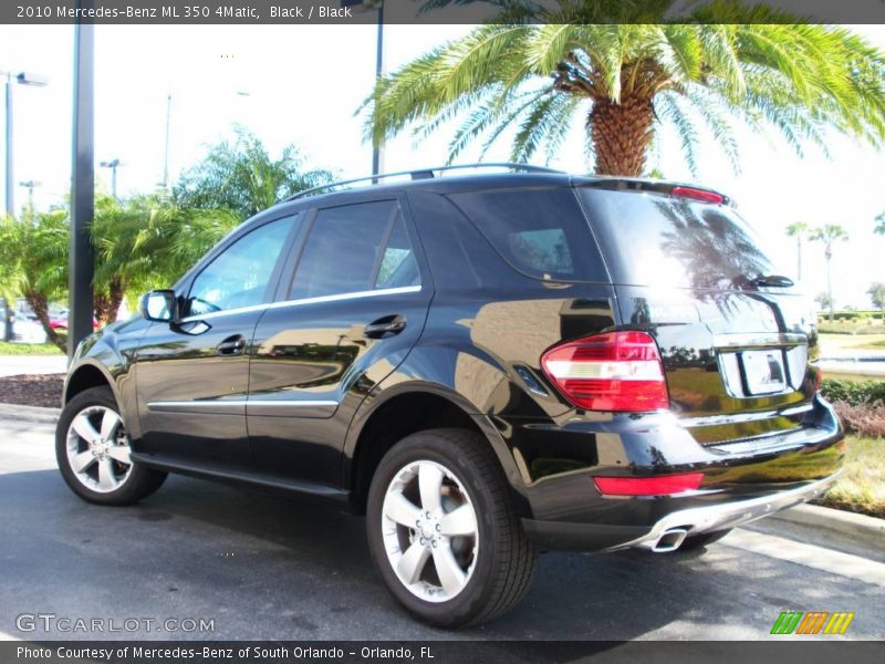 Black / Black 2010 Mercedes-Benz ML 350 4Matic