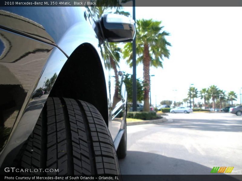 Black / Black 2010 Mercedes-Benz ML 350 4Matic