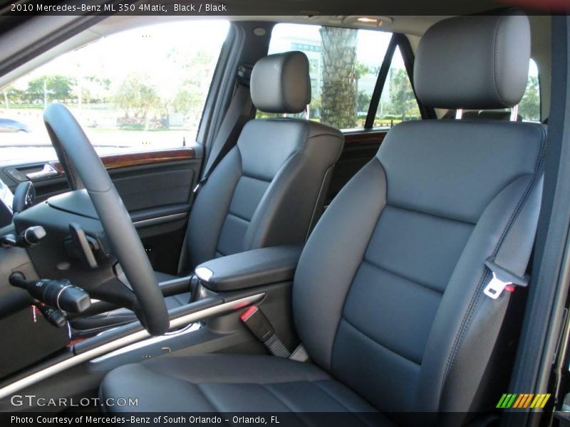 Black / Black 2010 Mercedes-Benz ML 350 4Matic