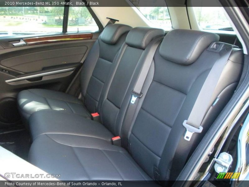 Black / Black 2010 Mercedes-Benz ML 350 4Matic