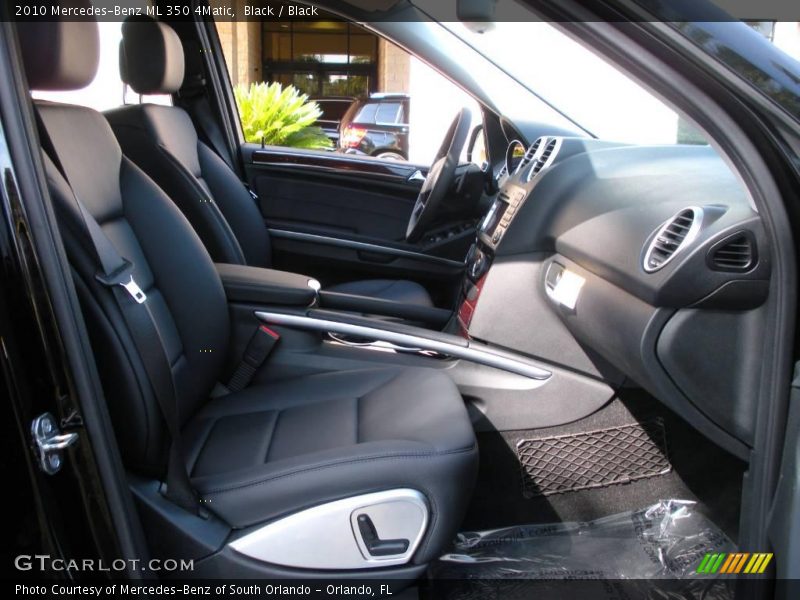 Black / Black 2010 Mercedes-Benz ML 350 4Matic