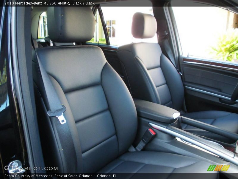 Black / Black 2010 Mercedes-Benz ML 350 4Matic