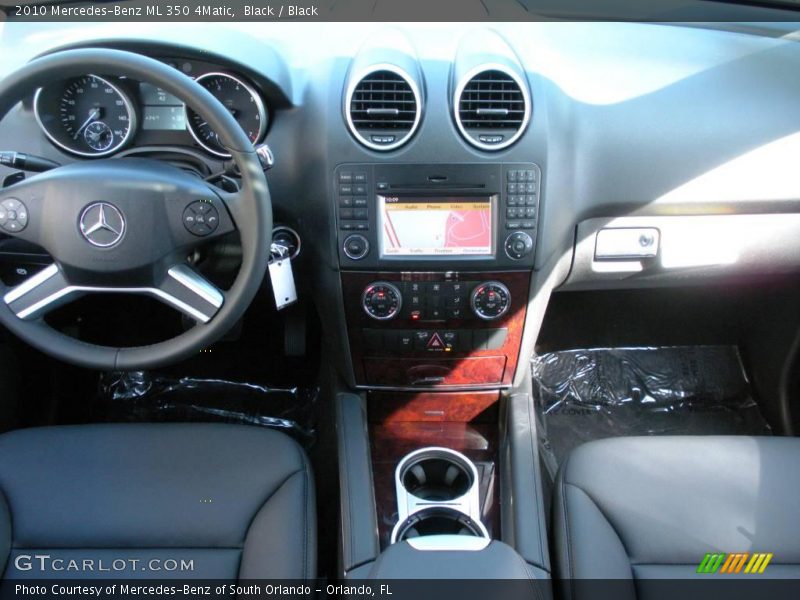 Black / Black 2010 Mercedes-Benz ML 350 4Matic