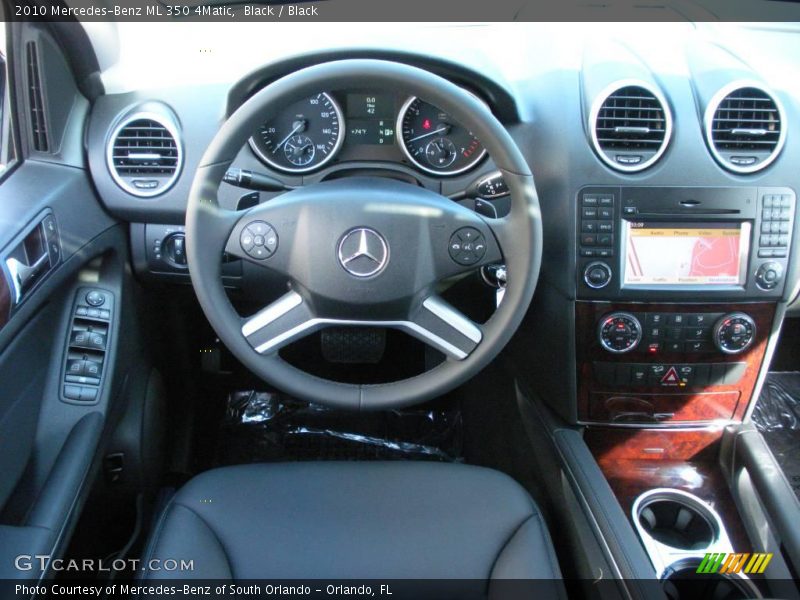 Black / Black 2010 Mercedes-Benz ML 350 4Matic