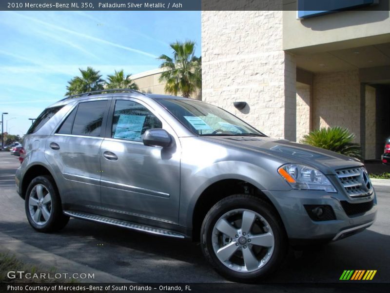Palladium Silver Metallic / Ash 2010 Mercedes-Benz ML 350