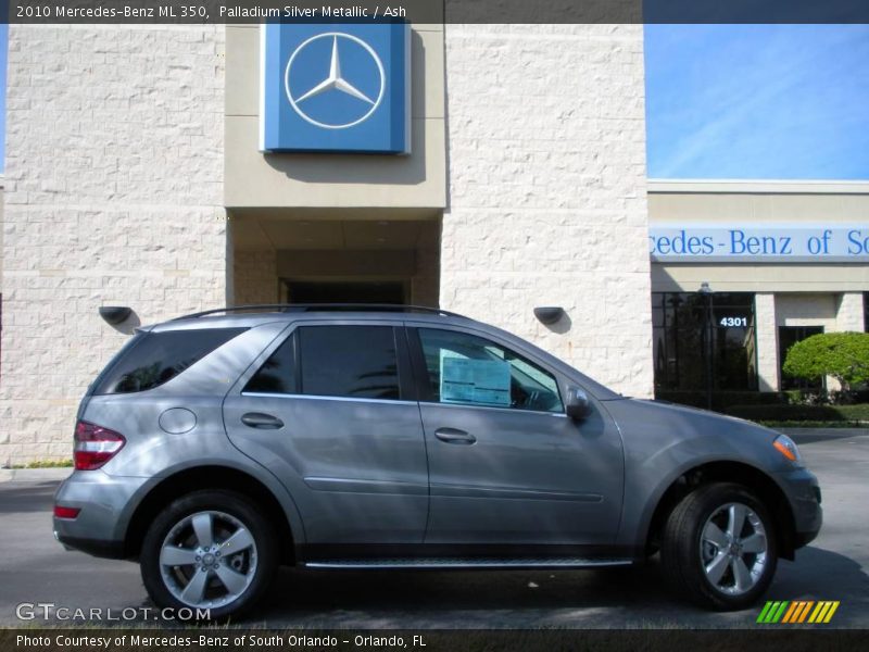 Palladium Silver Metallic / Ash 2010 Mercedes-Benz ML 350