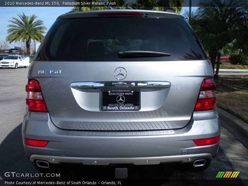 Palladium Silver Metallic / Ash 2010 Mercedes-Benz ML 350