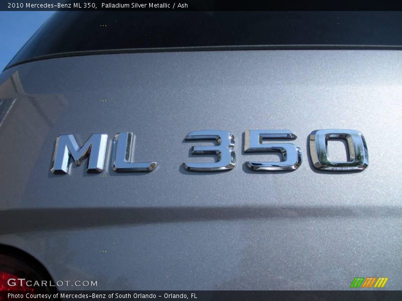 Palladium Silver Metallic / Ash 2010 Mercedes-Benz ML 350