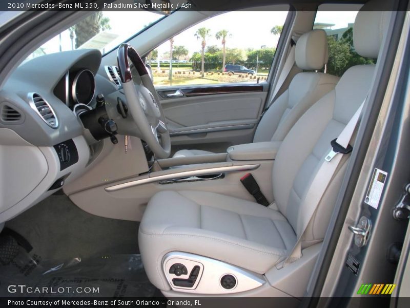 Palladium Silver Metallic / Ash 2010 Mercedes-Benz ML 350