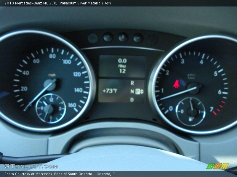 Palladium Silver Metallic / Ash 2010 Mercedes-Benz ML 350