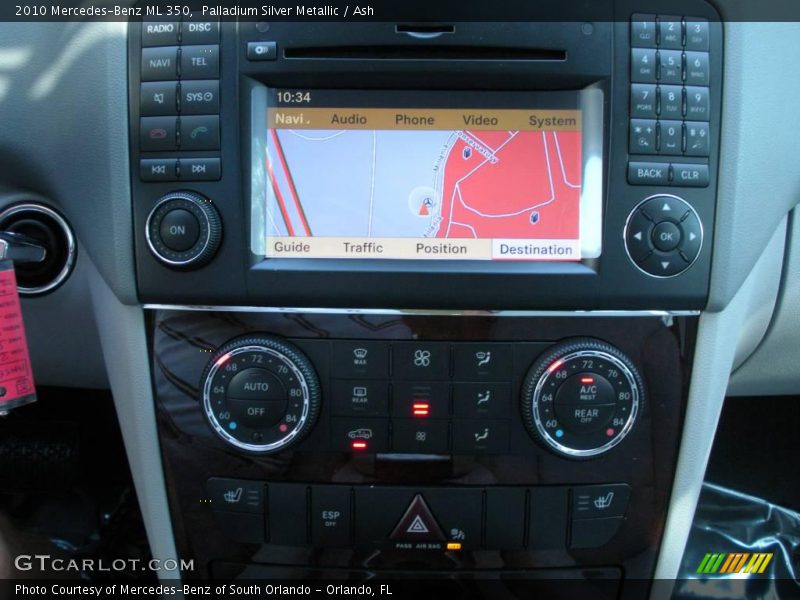 Palladium Silver Metallic / Ash 2010 Mercedes-Benz ML 350