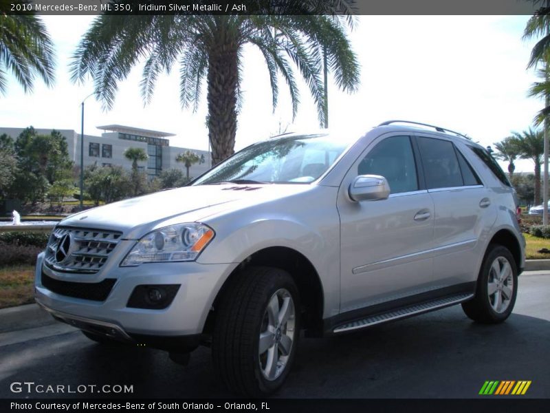 Iridium Silver Metallic / Ash 2010 Mercedes-Benz ML 350