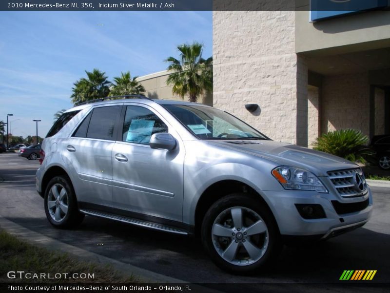 Iridium Silver Metallic / Ash 2010 Mercedes-Benz ML 350