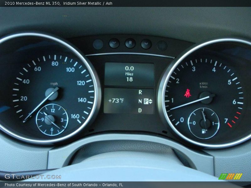 Iridium Silver Metallic / Ash 2010 Mercedes-Benz ML 350