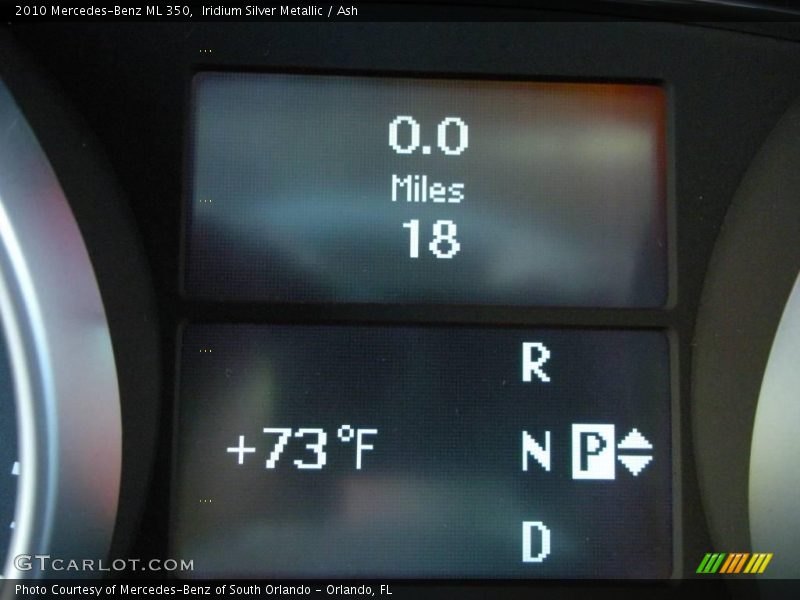 Iridium Silver Metallic / Ash 2010 Mercedes-Benz ML 350
